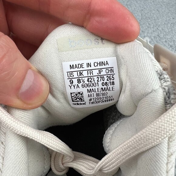 Adidas UltraBoost 1.0 Mens 9 Shoes White Cream Chalk Boost Retro LTD 2018 1 - Picture 9 of 11